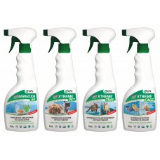 Серія  із  4 - ох засобів для догляду за тваринами 0,5 л.